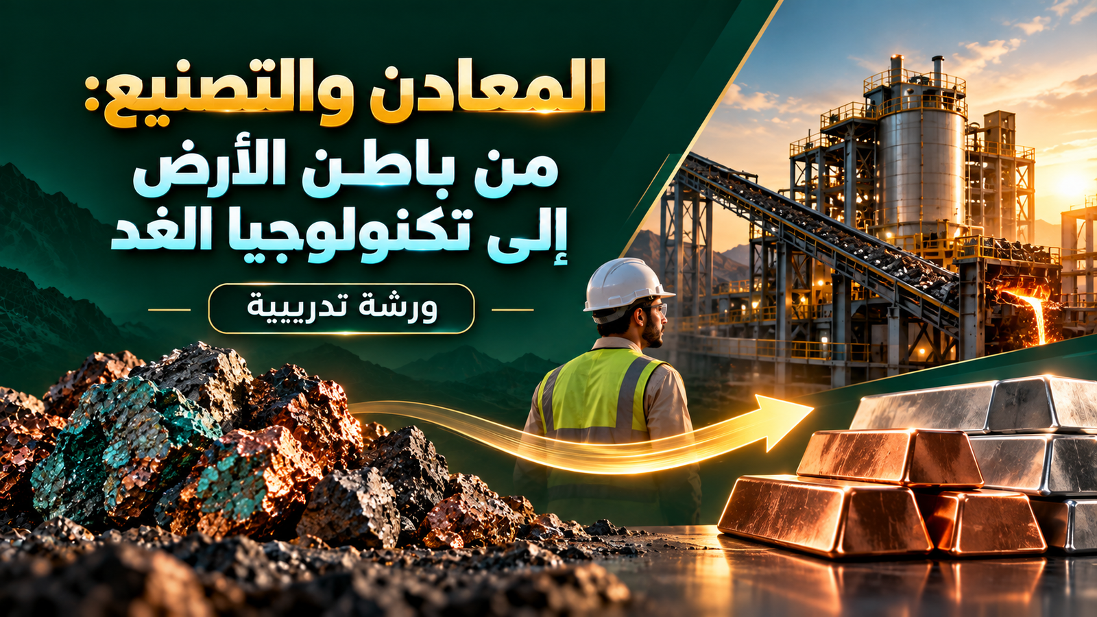 المعادن والتصنيع: من باطن الأرض إلى تكنولوجيا الغد
